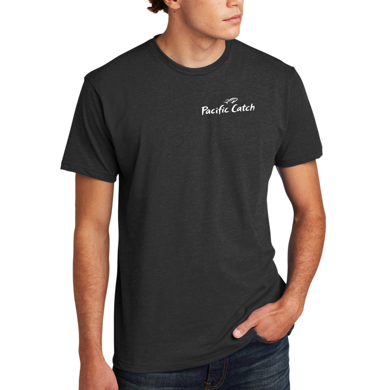 Unisex Pacific Catch Aloha From Tee - Charcoal