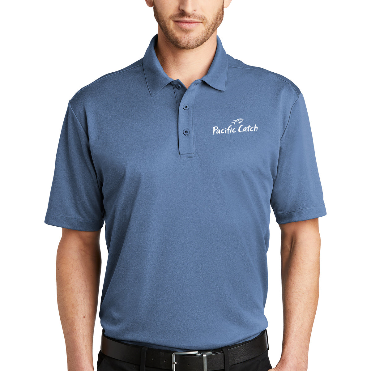 Men's Pacific Catch Polo - Moonlight Blue Heather