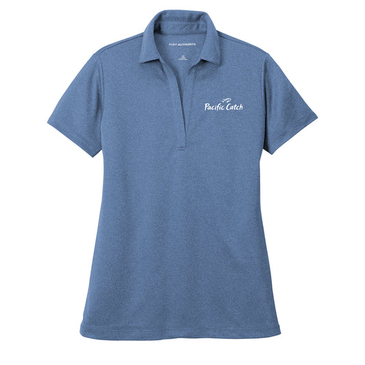 Women's Pacific Catch Polo - Moonlight Blue Heather