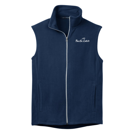 Men's Pacific Catch Fleece Vest - True Navy