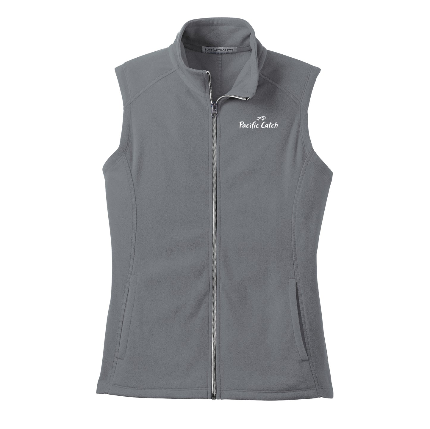 Women's Pacific Catch Fleece Vest - Pearl Grey