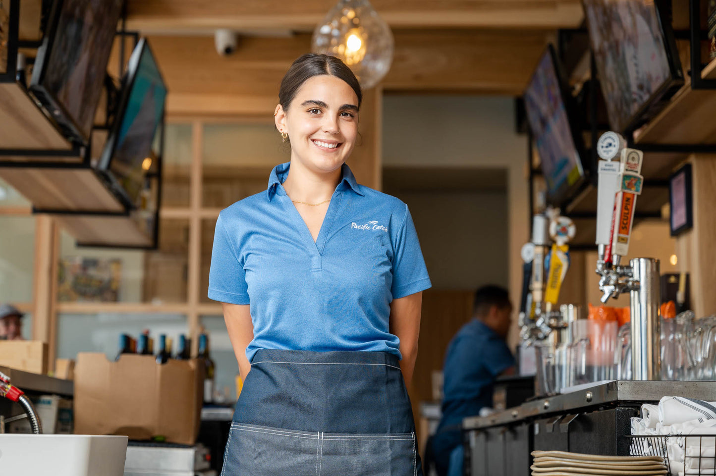 Women's Pacific Catch Polo - Moonlight Blue Heather