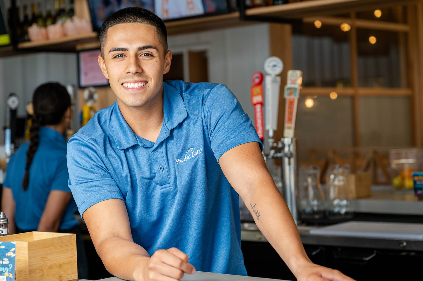 Men's Pacific Catch Polo - Moonlight Blue Heather