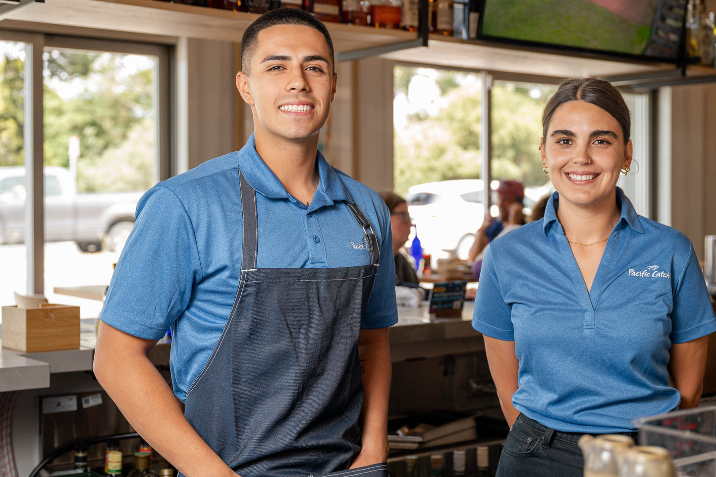 Women's Pacific Catch Polo - Moonlight Blue Heather