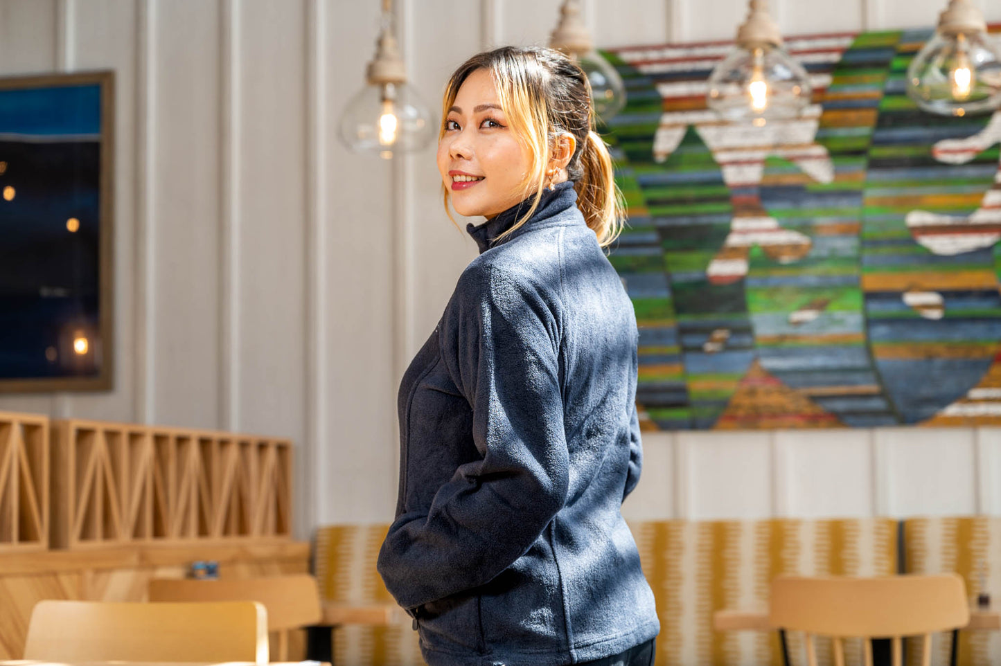 Women's Pacific Catch Fleece Jacket - Navy